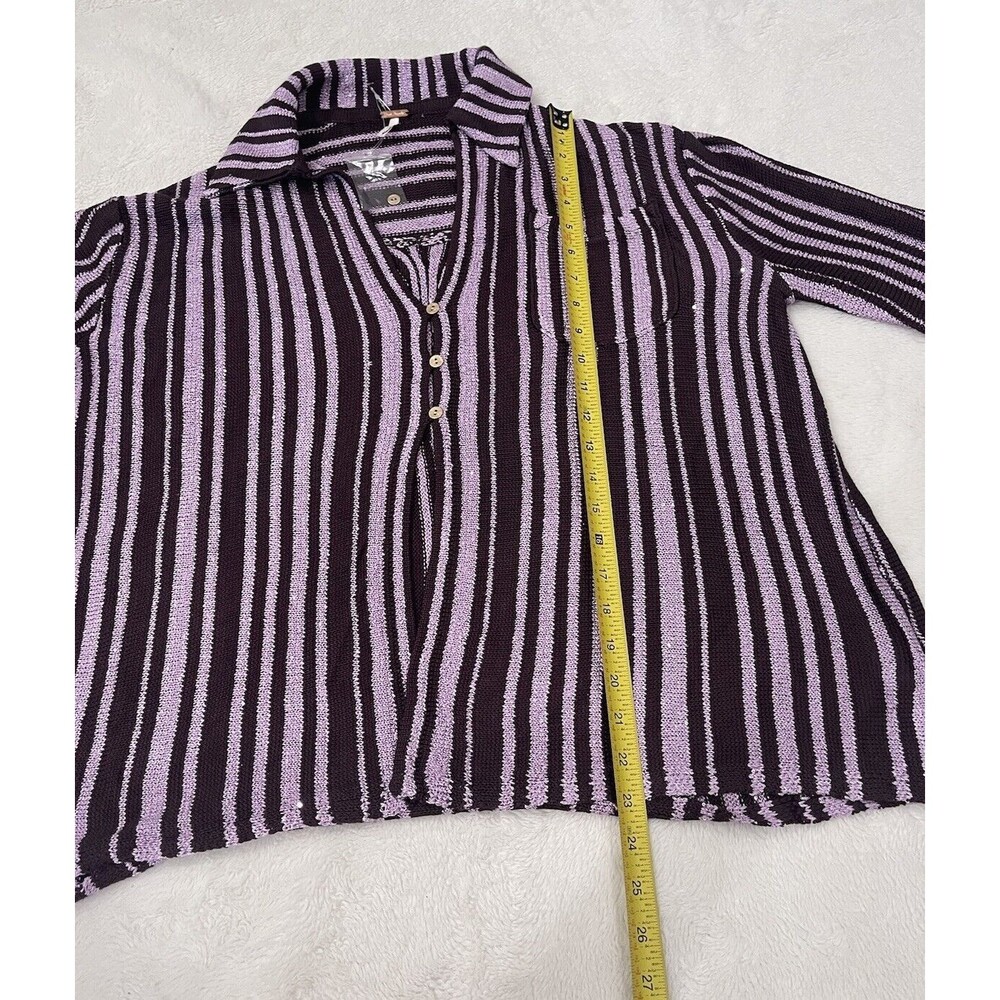 Free People Beach Bash Sweater Set Chocolate Plum… - image 3